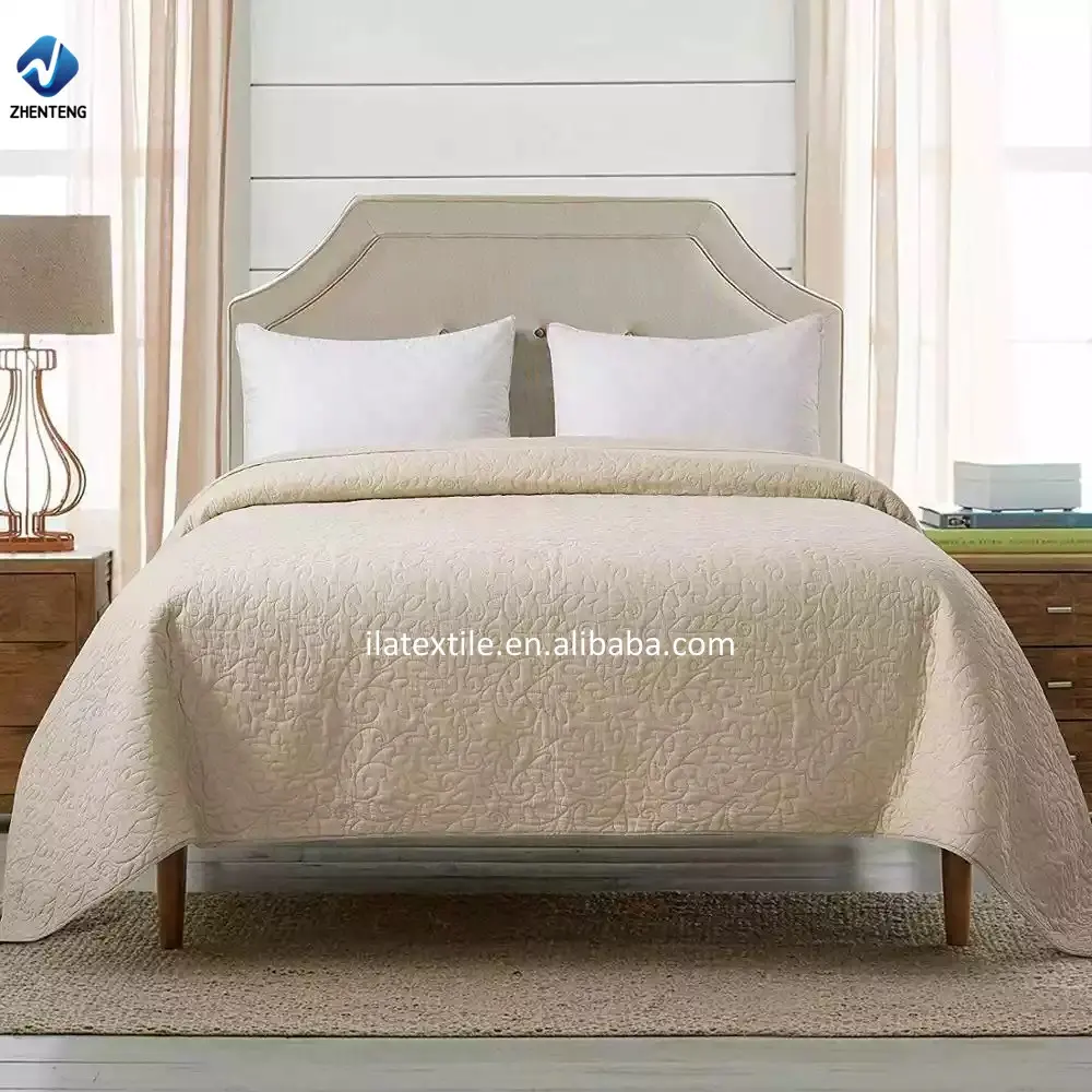 ของแข็งเย็บปักถักร้อยผ้านวมผ้าปูที่นอนถักเย็บปักถักร้อยขายส่งผ้าคลุมเตียงผ้านวมผ้าคลุมเตียง