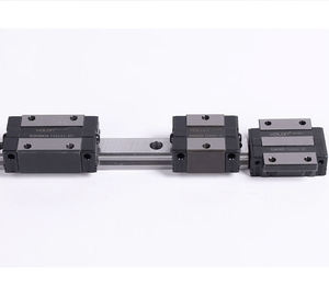 Juego de rieles deslizantes lineales de montaje bajo, deslizador de guía CNC, bloque lineal ajustable de aluminio, serie EGH