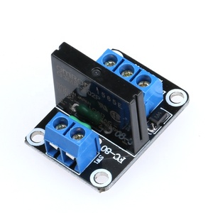 1ロードチャネル5V低レベルSSRソリッドステートリレーモジュール、ヒューズ250V2AヒューズSSRソリッドステートリレー付き - Product Image 1