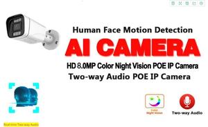 闭路电视摄像机系统4K 16CH POE家庭安全闭路电视摄像机套件，配有4K NVR和16pcs 8MP IP摄像机和电缆 - Product Image 3