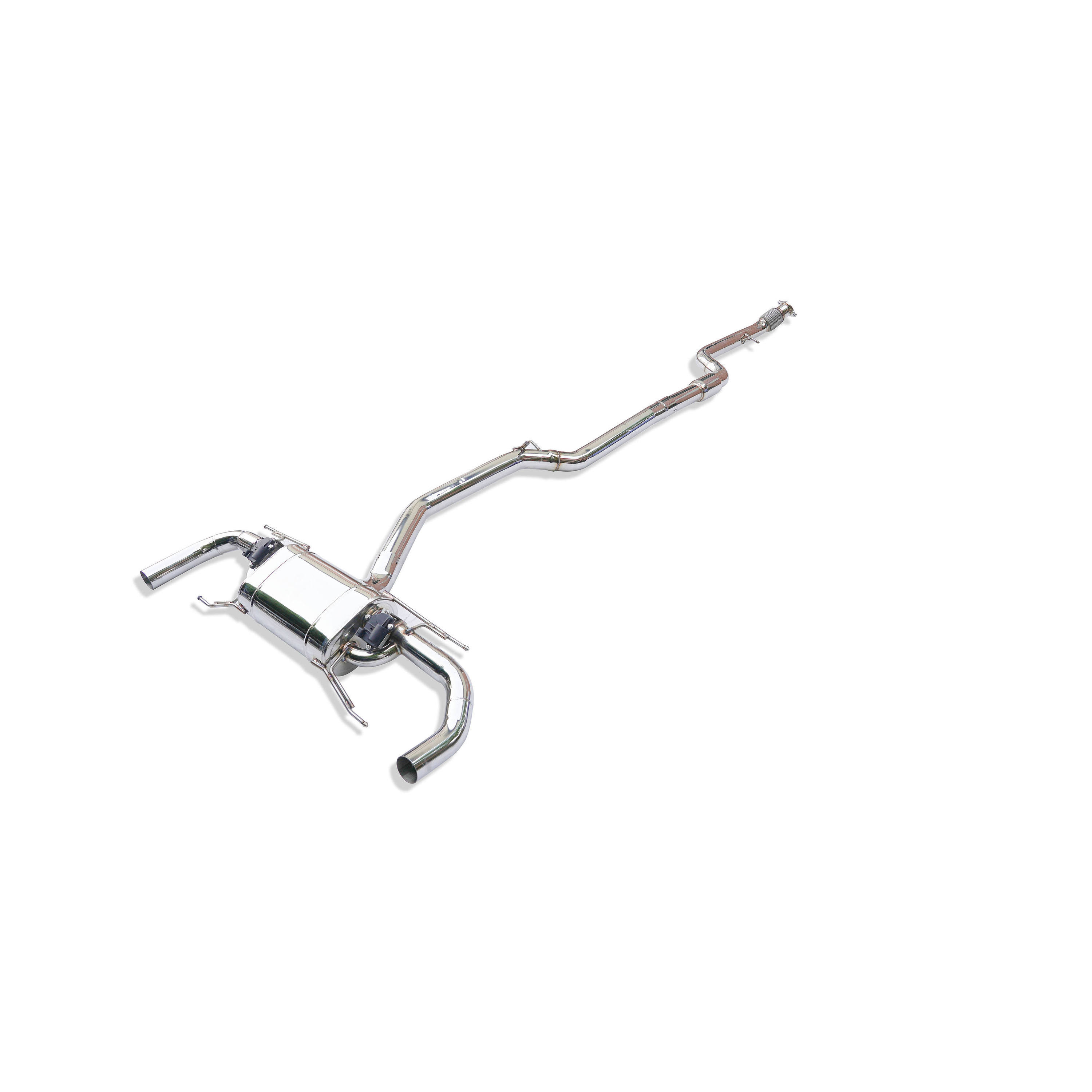 Sistema de escape Catback Valvetronic de acero inoxidable con 4 PUNTAS