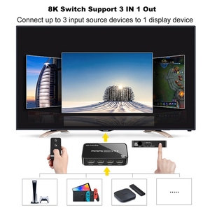 Conmutador HD 8K Operación simple Aplicación amplia Calidad de imagen de alta claridad Compatibilidad multidispositivo Accesorio de audio y video - Product Image 2