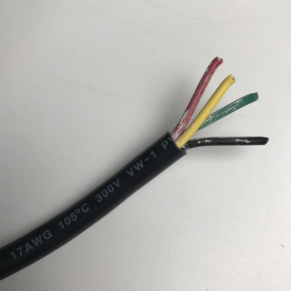 고품질 2 3 4 5 6 7 8 9 10 코어 18awg 20 awg 22awg 24awg 26awg 28awg 300v awm 스타일 2464 전자 와이어 케이블