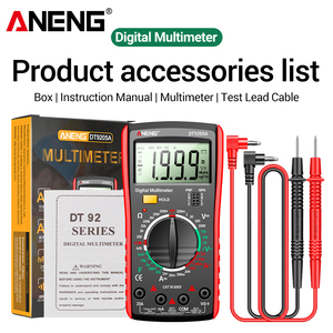 ANENG DT9205A 1999 Counts Digitale Multimeter HD Auto AC/DC Spannings- & Stroomtester Ohm Capaciteit Spanningsmeter Detector Gereedschap - Product Image 6