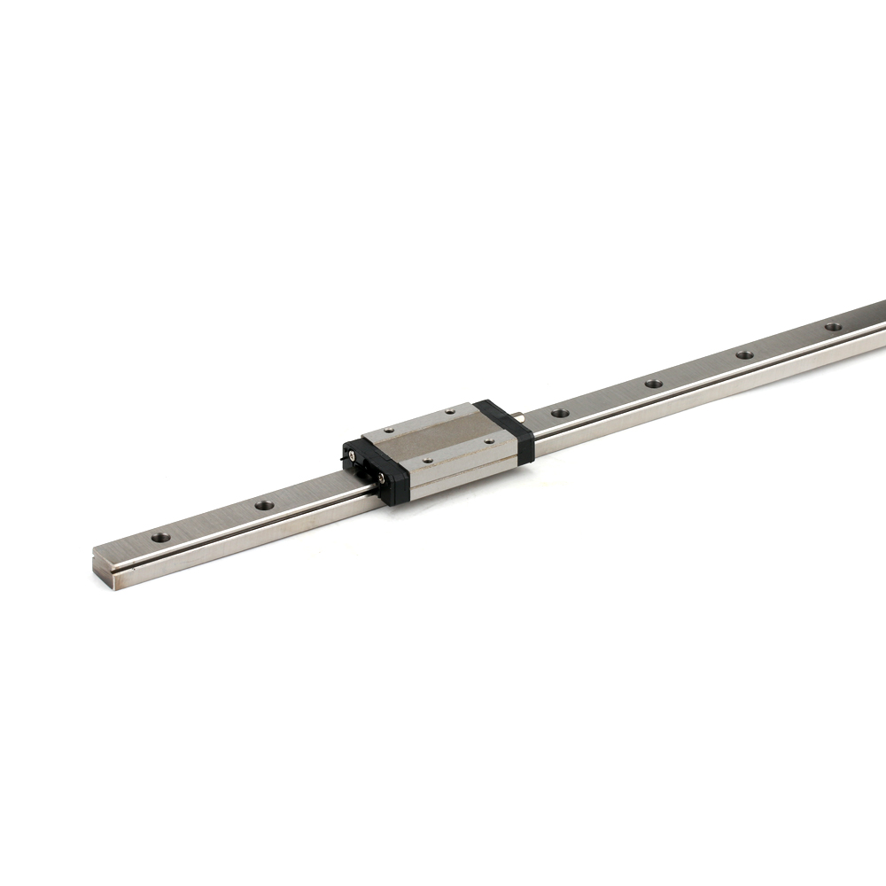 stainless steel miniature linear slide guide rail MGN15 with linear bearing block MGN15C