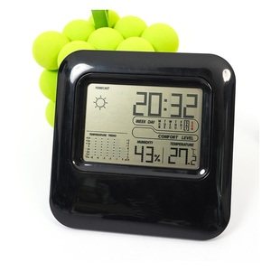 Multifunzione a grande schermo quadrato a Led orologio da parete telecomando digitale sveglia Display calendario temperatura orologio da tavolo - Product Image 1