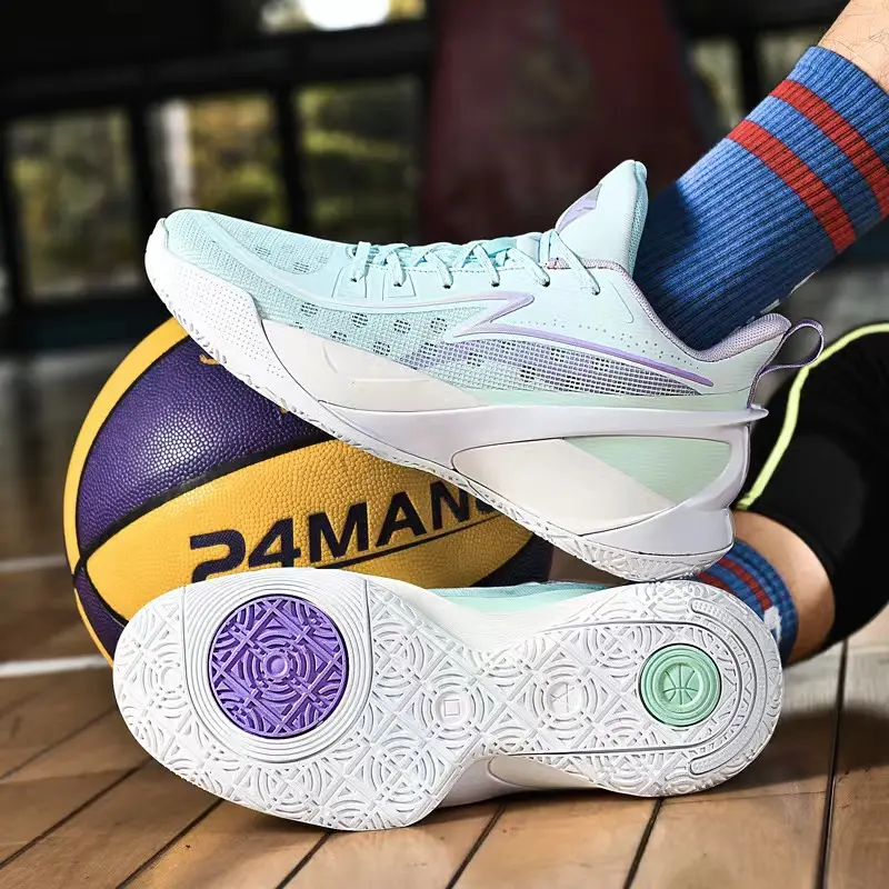Zapatillas de baloncesto transpirables para hombre y mujer, calzado deportivo profesional personalizado con logotipo de marca
