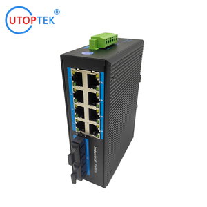Conmutador Ethernet industrial no gestionado Gigabit de 8 puertos con RJ45 y conmutador de riel Din de fibra óptica SC de 2 puertos para red óptica IP - Product Image 6