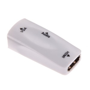 Adaptador HDMI a VGA Ultra multipantalla con Ethernet para HDTV, ordenador, reproductor de DVD, Monitor, combinación de cámara, salida eléctrica