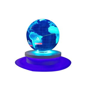 360 gradi 3d Round Led Video Screen Display a colori per interni esterni P3 P6 sfera Led Display a parete forma di palla modulo sferico - Product Image 1