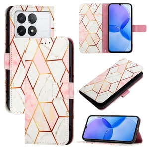 Bling Marble WalletレザーケースRedmi 14C 4G K70 Pro 5G注7 8 Xiaomi POCO X7 F6 Pro電話カードスロットスタンドフリップカバー - Product Image 2
