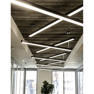 โคมไฟเพดานหลากสี2700K-6500K 1m 1.2m 1.5m 2M ที่กำหนดเองได้ LED แขวนแสงเชิงเส้นสำนักงานพร้อม CE อนุมัติ - Product Image 3