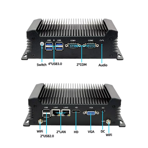 Industrieller Desktop-Computer Intel J1900 J6412 Core I3 I5 I7-4500U DDR4 HD VGA DVI 2 LAN 10 RS232 DB9 COM SIM GPIO Eingebetteter PC - Product Image 6