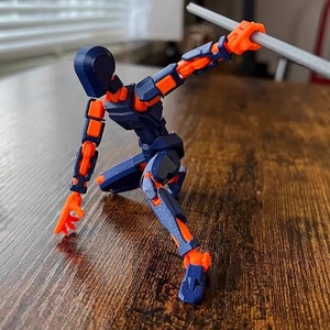 Çok eklemli hareketli Robot 2.0 3d baskılı manken oyuncak Anime figürü PVC modeli bebek koleksiyon oyuncaklar çocuklar noel Christmas hediye - Product Image 2