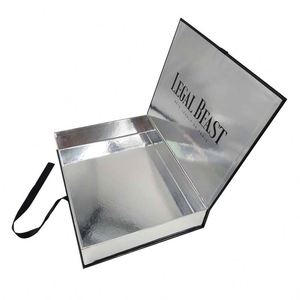 Biểu Tượng Tùy Chỉnh Luxury Favor Gói <span class=keywords><strong>Keepsake</strong></span> Hộp Quà Tặng Vuông Từ Favour Wedding Tóc Bao Bì Make Up Mỹ Phẩm Hộp Bạc - Product Image 2