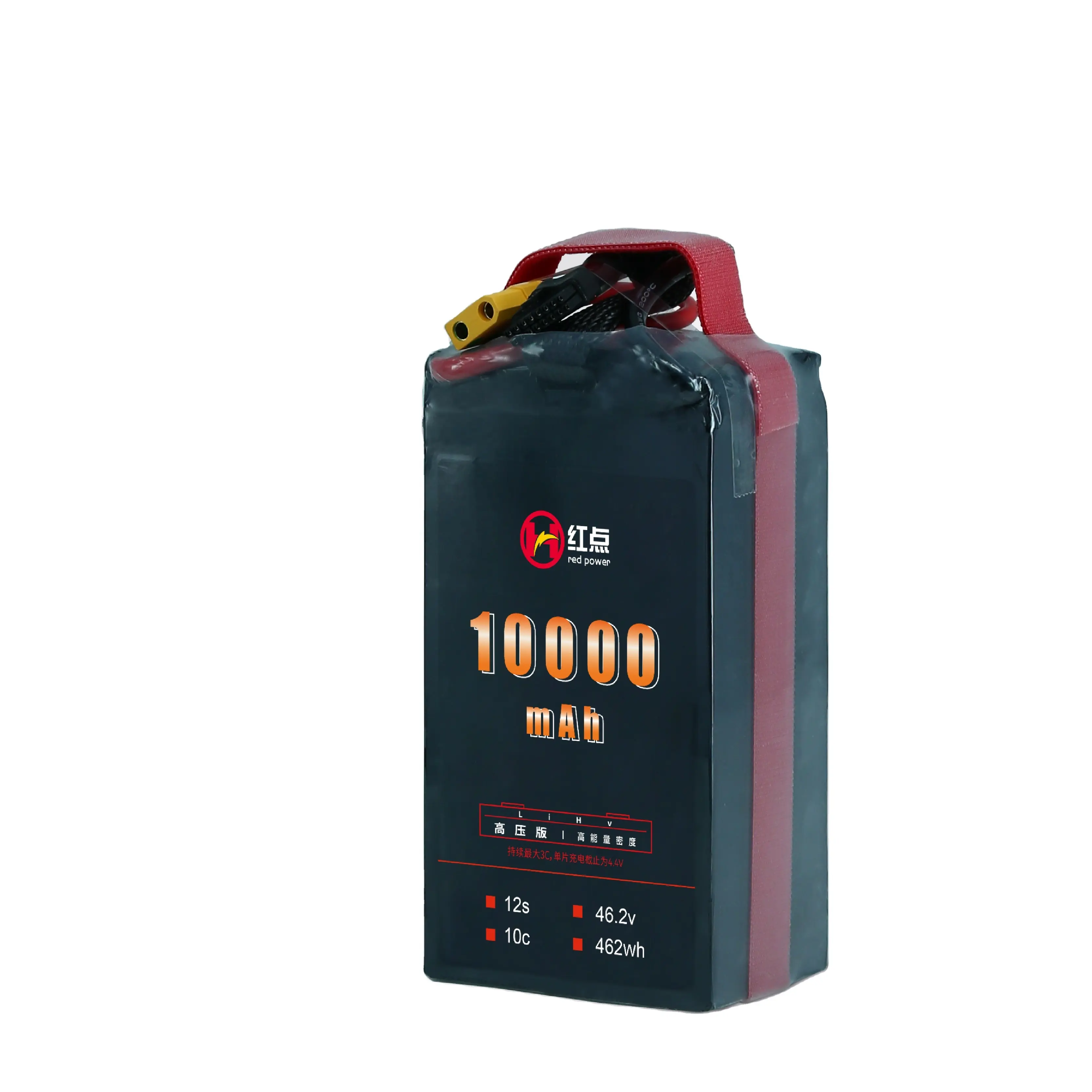 46.2V 10000mAh 10Ah12S高電圧バッテリーLi-Po製造HDUAVPOWERドローンバッテリーUAV固定風Vtolマルチローター