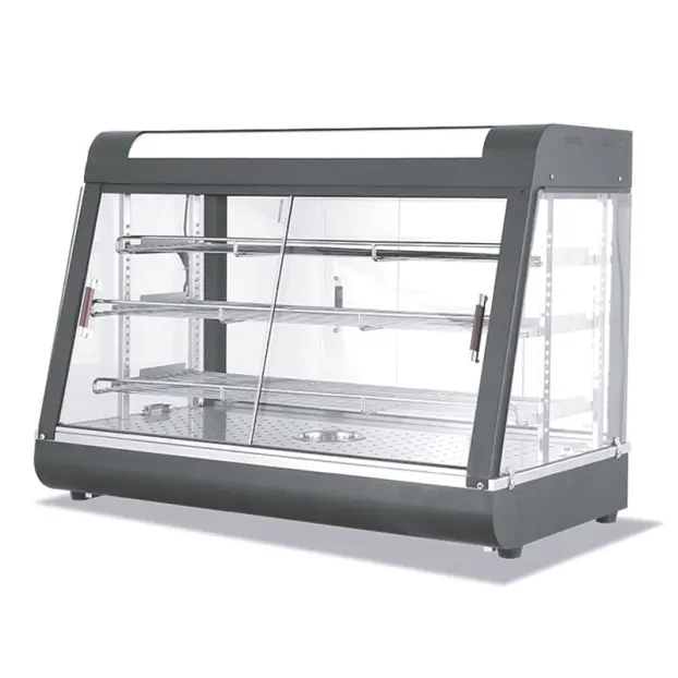 ASQ 60-1 Factory price Commercial food showcase/ Hot food display warmer for sale Warming Display Showcase