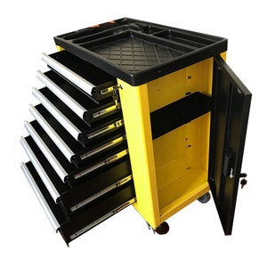 高级耐用美国专业车间车库工具箱，带工具手推车工具柜工具箱 - Product Image 6