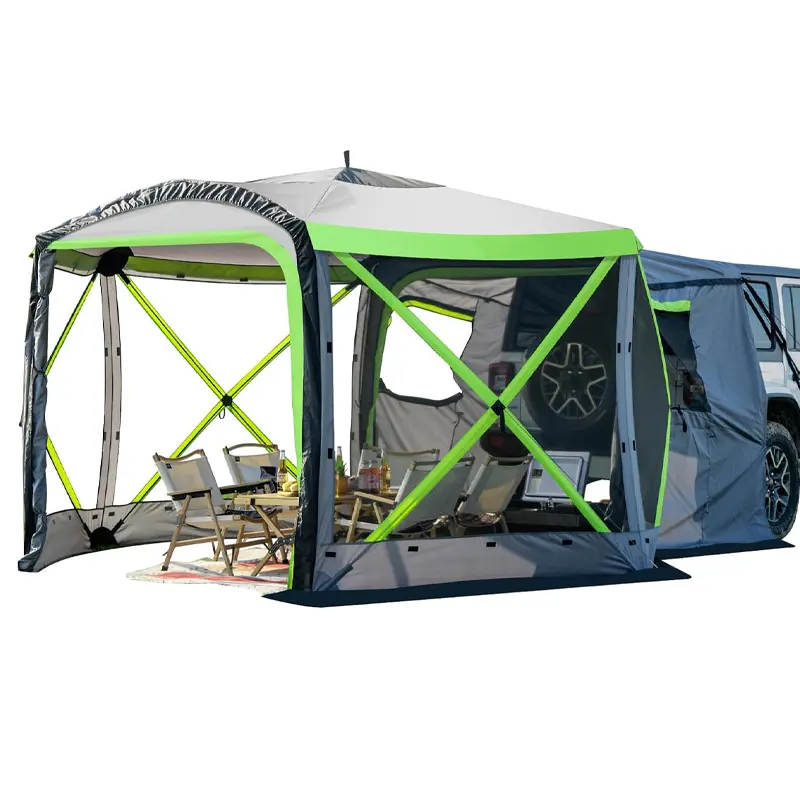 Auto Achtertent Verlenging Waterdichte Aanhangwagen Tent Buitenshuis Suv Multifunctionele Auto Tenten