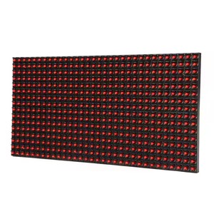 Wasserdichtes DIP P10 Einfarbiges LED-Modul für den Außenbereich Rote Farbe 320*160mm LED-Modul zum Ausführen der Message-LED-Anzeige - Product Image 1