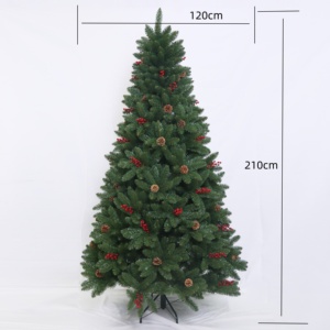 Hàng mới 2025 trang trí cây giáng sinh nhân tạo 210 cm Cây giáng sinh thương mại - Product Image 6