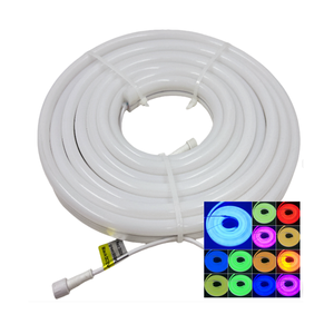 <strong>LED</strong> Rope Light RGB Color Dimmable <strong>24V</strong> DC <strong>10</strong>*23mm with Remote Controller Silicon Neon Flex Strips IP65 Smart Light ETL CE Listed - Product Image 1