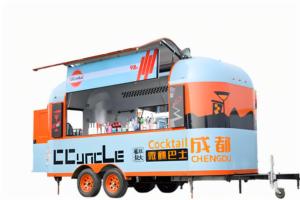 Chứng nhận đảm bảo chất lượng thực phẩm xe tải di động thiết bị phục vụ cho thực phẩm ăn nhẹ phục vụ bánh hamburger cà phê Pizza Kem - Product Image 2