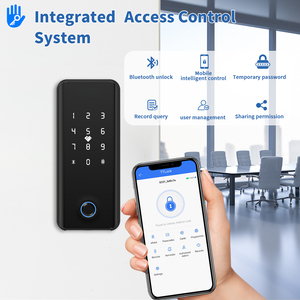 RFID-Kartenleser Tastatur code Zugangs kontrolle Wasserdichtes Glastür-Zeiter fassung system für 20000 Benutzer Nachtsicht funktion - Product Image 2