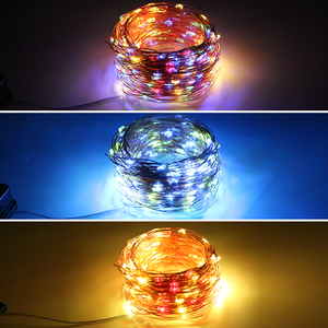 Cadena de luces solares a prueba de agua, con temporizador de Control remoto, alambre de cobre, Navidad, venta al por mayor - Product Image 4