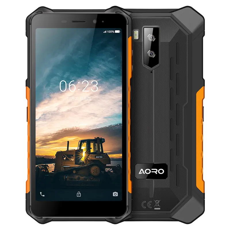 5.45inch aoro A6 IP68 4G + 64GB NFC điện thoại thông minh Android 11 5000mAh điện thoại chống thấm nước chống cháy nổ điện thoại di động Walkie Talkie