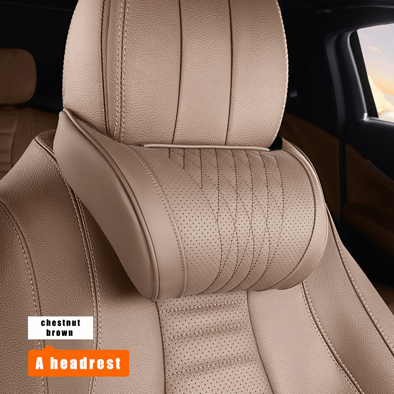 Brown 1pc headrest