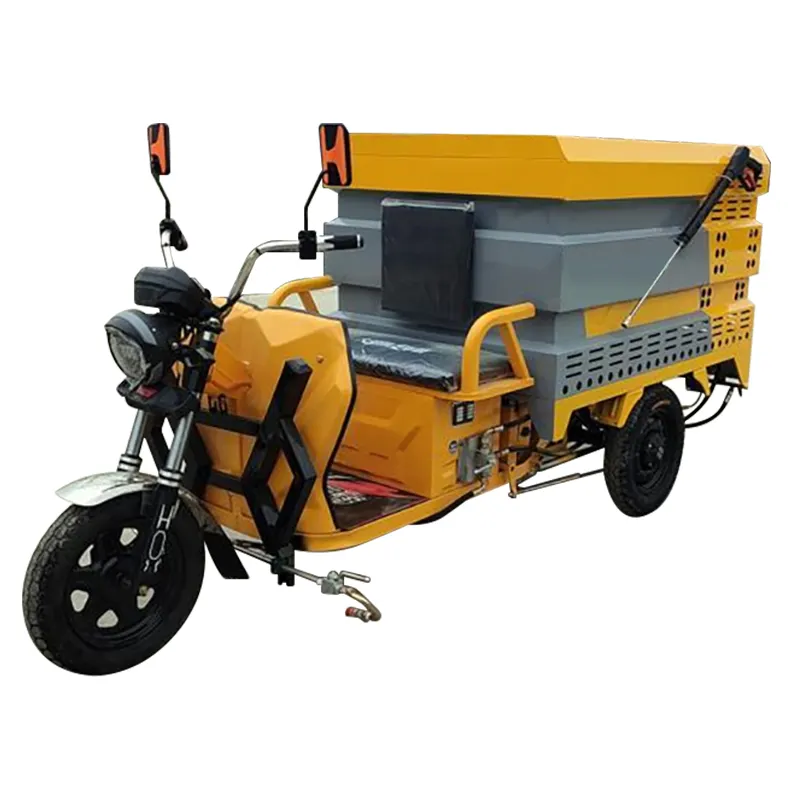 Electric Three-wheeled High-pressure Cleaning Vehicle Road Surface Washing Vehicle Road Washing Sprinkler Truck