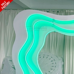 <span class=keywords><strong>Fancy</strong></span> New phong cách trang trí sân khấu đám cưới <span class=keywords><strong>Backdrop</strong></span> đèn <span class=keywords><strong>LED</strong></span> Acrylic vòm <span class=keywords><strong>Backdrop</strong></span> đứng cho các sự kiện đám cưới - Product Image 6