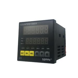 SOMMV 72*72 Relés y salidas de estado sólido Salida de alarma de dos canales Lote/conteo/temporizador multifuncional - Product Image 1