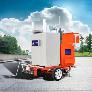Kullanımı kolay el itme termoplastik yol işaretleme boyası makineleri çizgi işaretleme için 180-210 ℃ projeleri - Product Image 4
