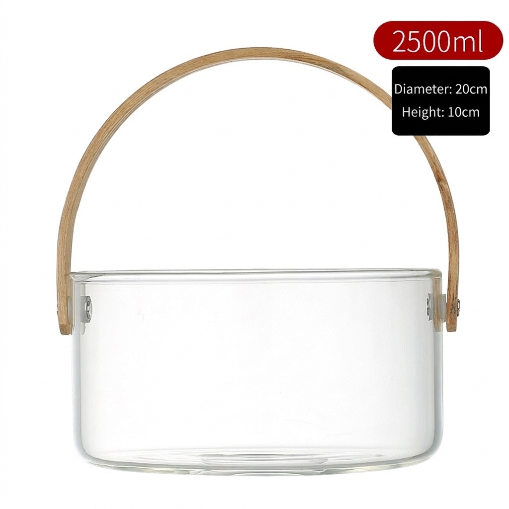 Transparente tamaño grande-2500 ml