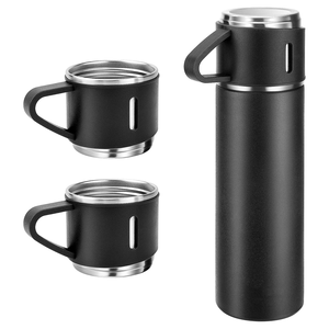 Ý tưởng quà tặng chai nước bằng thép không gỉ với logo bán buôn chân không cách nhiệt <span class=keywords><strong>Flask</strong></span> khuyến mại chào đón Quà Tặng Phích cup Set - Product Image 6