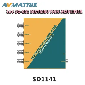 AVMATRIX SD1141 SD1191 SD2080 SD1151-12G Distribution Amplifier <strong>Splitter</strong> Converter Video Switcher for Audio Video - Product Image 4