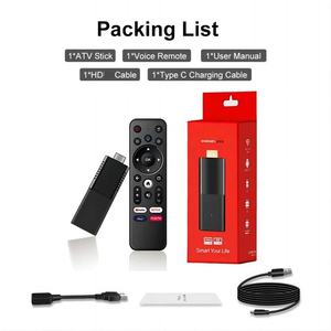 2023 nuovo Q3 ATV tv stick fuoco 4k con telecomando vocale Android 10 Tv Box max dispositivo di streaming 2.4/5.8G wifi android tv stick - Product Image 4