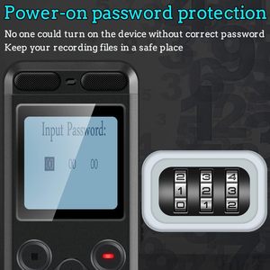 E36 Digital Voice Activated <strong>Recorder</strong> with 5520 Hours Audio Recording for Lectures Dictaphone Sound Capture - Product Image 3