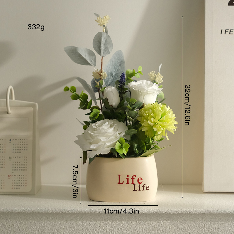 Hortensia verde y blanco de la vida fijó con el lavabo