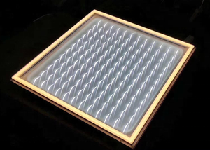 Kısılabilir 3 renk 96w 120w 6500k Ac110v arkadan aydınlatmalı Smd ultra ince 2X2 tavan düz 72w gömme çerçevesiz 60x60 Led Panel AYDINLATMA - Product Image 3