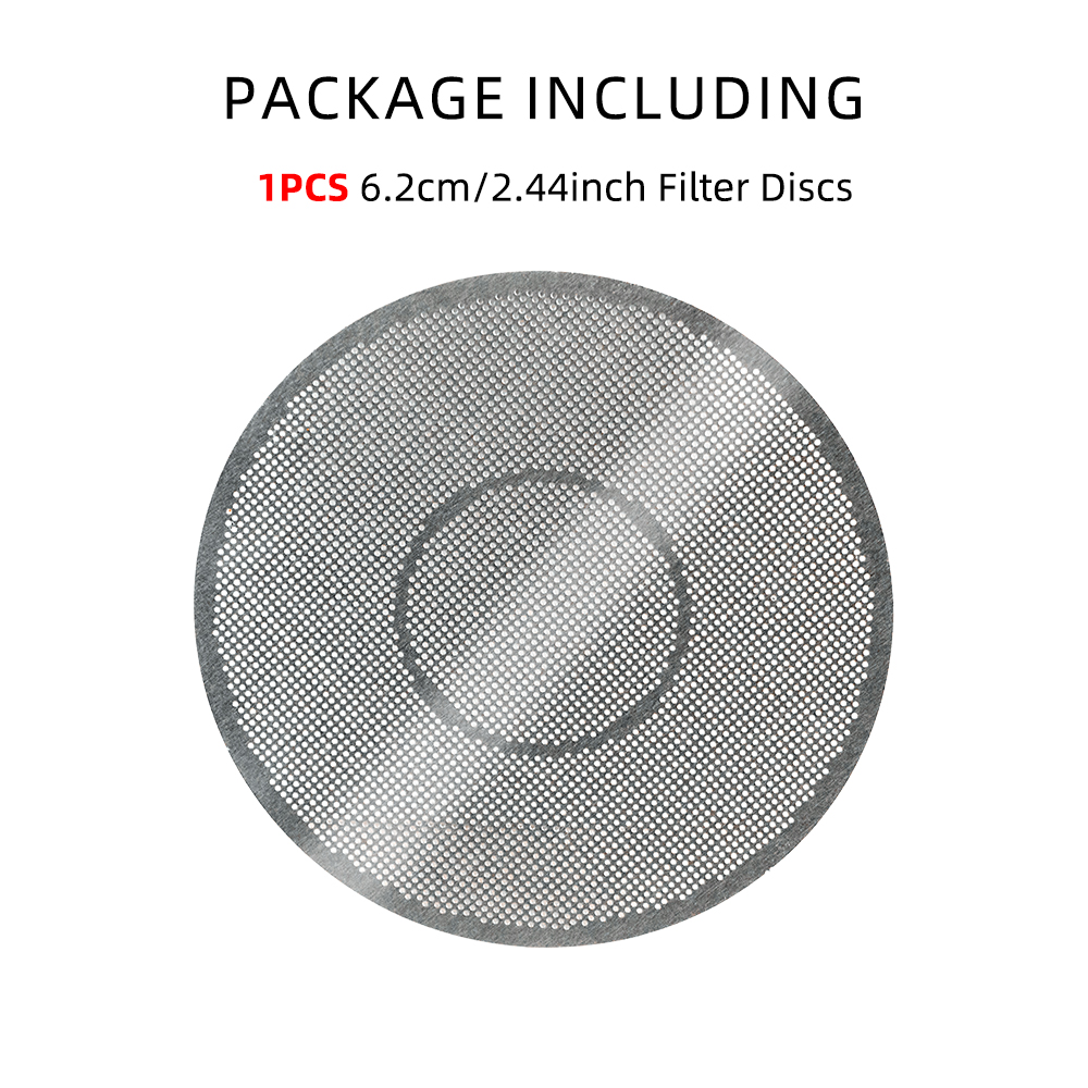 Argent (1 pièce de tamis filtrant de 62 mm)