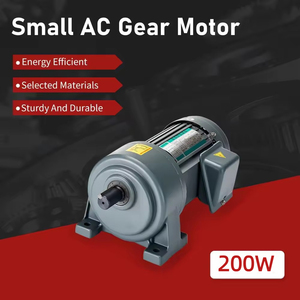 热销200W 1/4 <span class=keywords><strong>HP</strong></span>卧式3相380v 50hz输出轴直径18毫米比3:1电动交流齿轮电机