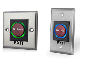 Interruttore di rilascio della porta senza contatto 12V 24V pulsante di uscita controllo accessi 433MHz telecomando senza interruttore tattile per serratura elettronica - Product Image 4