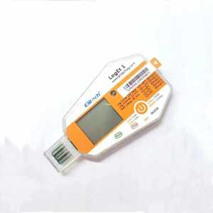 LogEt 1 Pantalla LCD Registrador de datos de temperatura de un solo uso Registrador de datos de temperatura USB