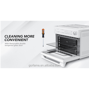Horno freidora de aire 30L Control digital Bandeja para hornear Cesta Bandeja para migas Rotisserie Kit18 Programa automático preestablecido Hornear, asar, freír, tostadas, descongelar - Product Image 3
