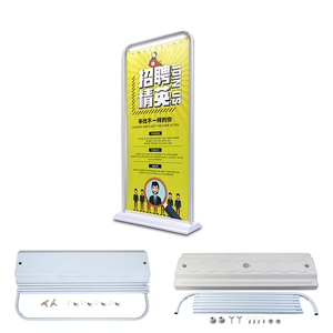 定制印刷聚氯乙烯门横幅数码印刷金属框架广告展示架横幅带标志 - Product Image 3