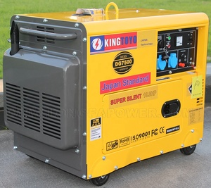 Kral TOYO MAX jeneratör 6 Kw 6000 W 6 kVA bakır tel anahtar başlangıç taşınabilir 186fa sessiz ses geçirmez taşınabilir dizel jeneratör - Product Image 3