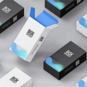 Etiket baskı beyaz kart renk kör kutu karton şeker ve kozmetik gıda ambalaj için göz farı ufuk baskı taşıma - Product Image 6